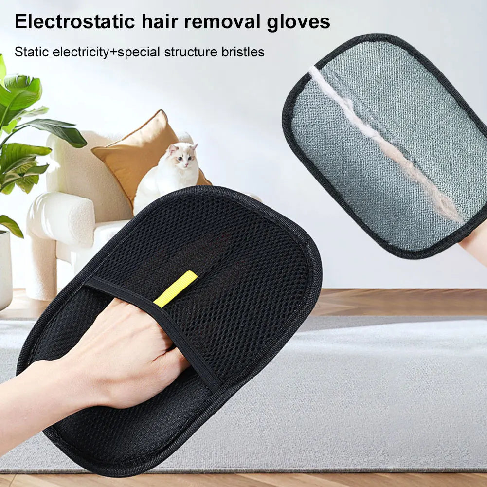 Deshedding Pet Hair Removal Glove for Dog Cat Grooming