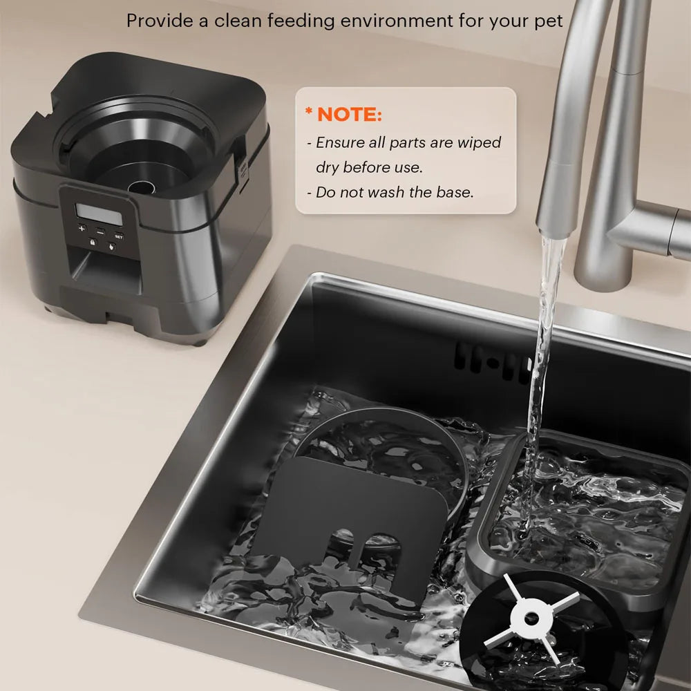 Smart Automatic Pet Feeder with Timer | Programmable Food Dispenser for Cats & Dogs
