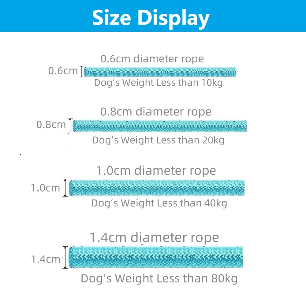 WizePet Heavy Duty Braided Slip Rope Dog Leash | Adjustable Training Lead & Collar for Medium & Large Dogs