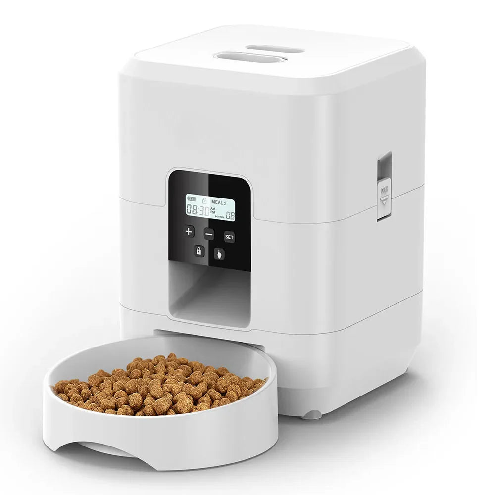 Smart Automatic Pet Feeder with Timer | Programmable Food Dispenser for Cats & Dogs