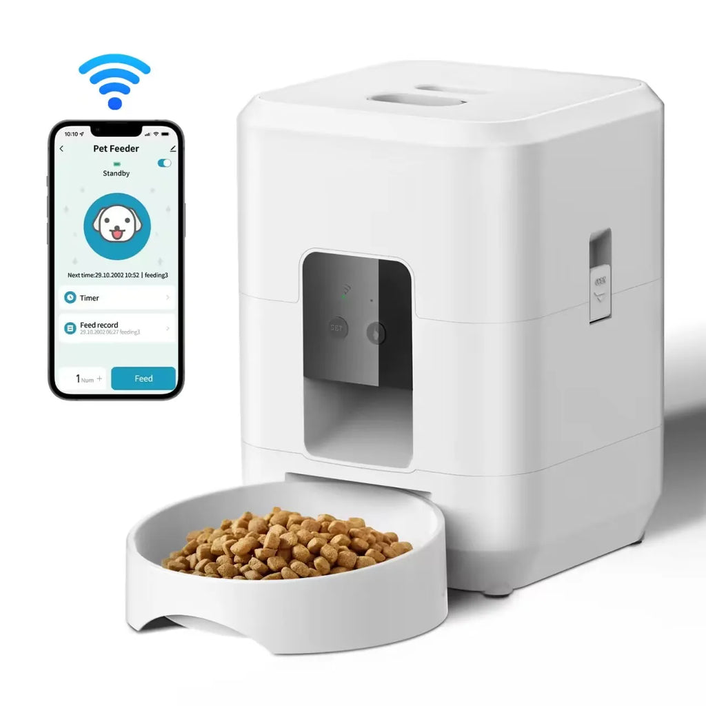 Smart Automatic Pet Feeder with Timer | Programmable Food Dispenser for Cats & Dogs