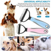2-in-1 Stainless Steel Pet Grooming Brush | Double-Sided Deshedding & Dematting Comb for Dogs & Cats