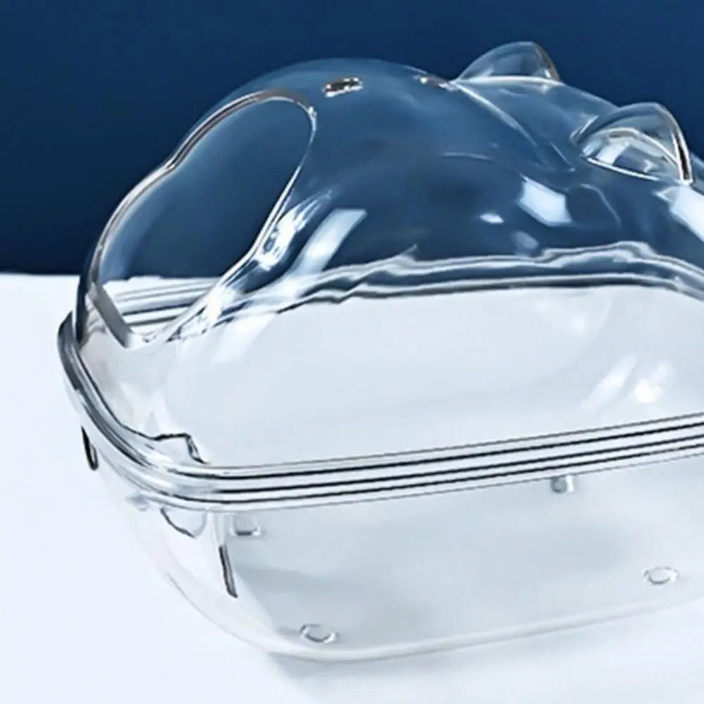 Transparent Acrylic Hamster Sand Bath & Toilet House
