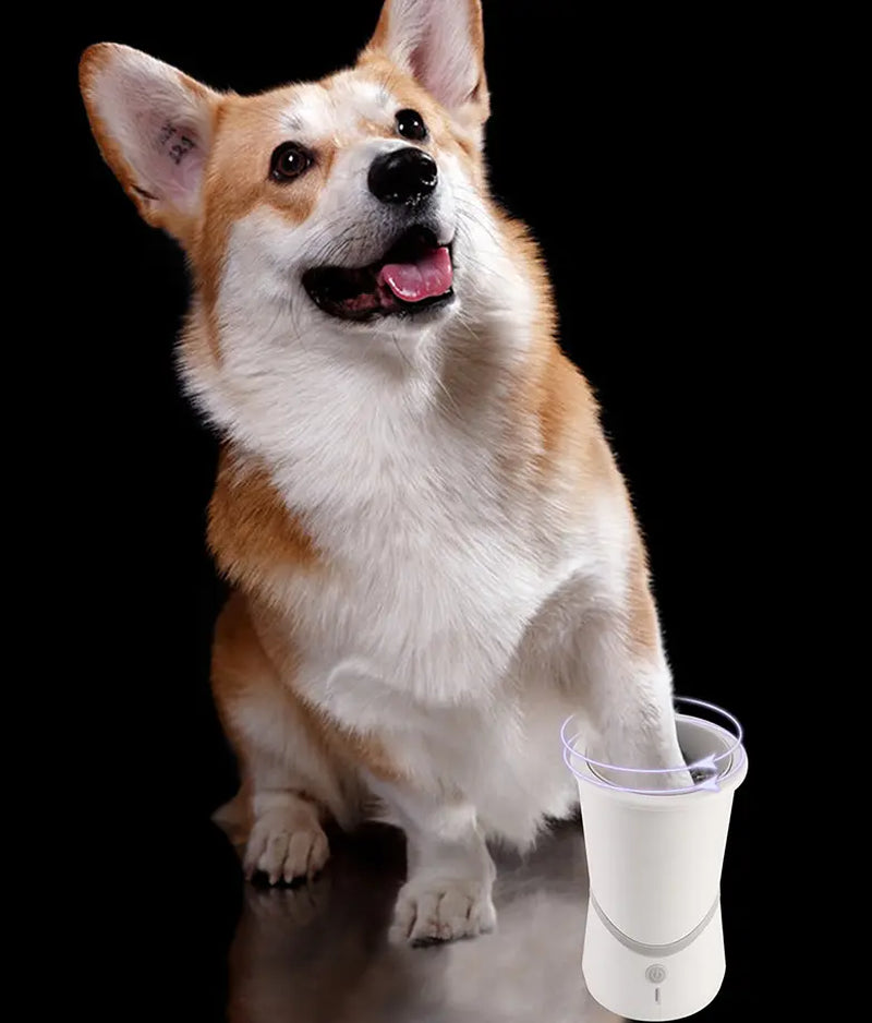 Automatic Dog Paw Cleaner Cup | Portable Silicone Pet Paw Washing Cup for Clean Paws